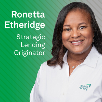portrait of Ronetta Etheridge, Strategic Lending Originator at Virginia Housing